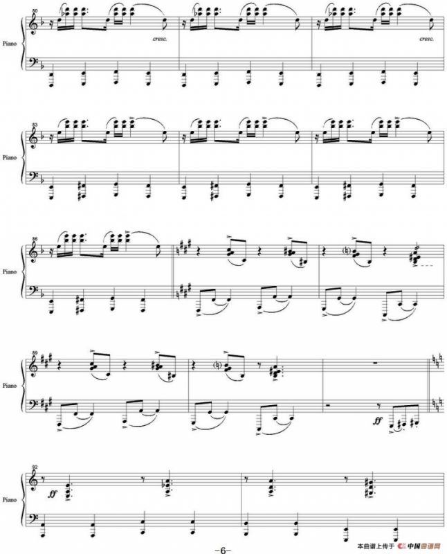 Ocehb（Autumn 秋天、钢琴伴奏分谱）