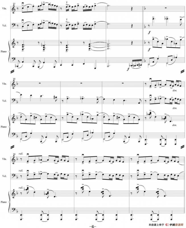 Ocehb（Autumn 秋天、小提琴+大提琴+钢琴伴奏）