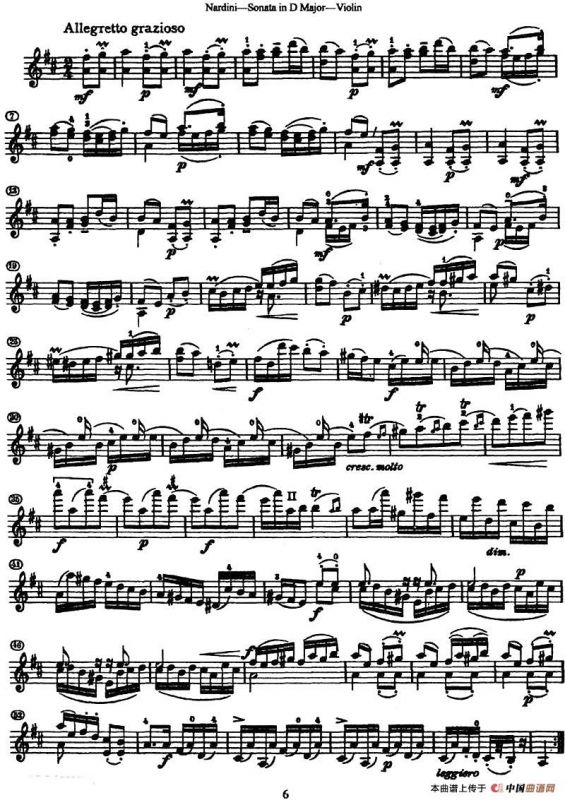 Sonata in D Major（D大调小提琴奏鸣曲）