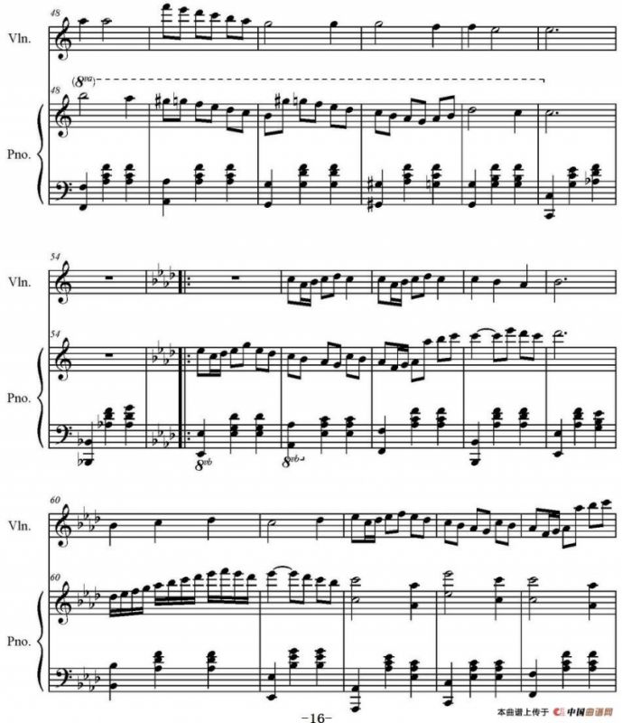 Sonate Verte（3-Valse、小提琴+钢琴伴奏）