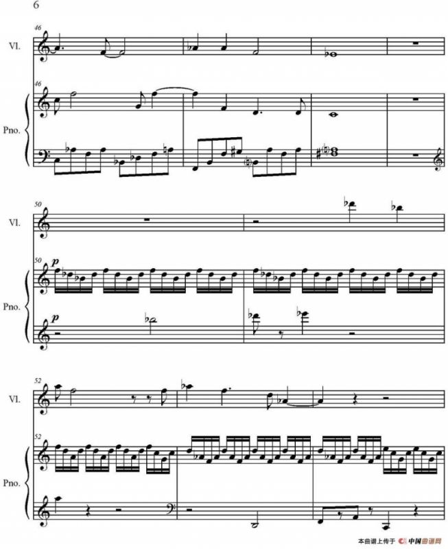 Sonate Verte（1-Prelude、小提琴+钢琴伴奏）