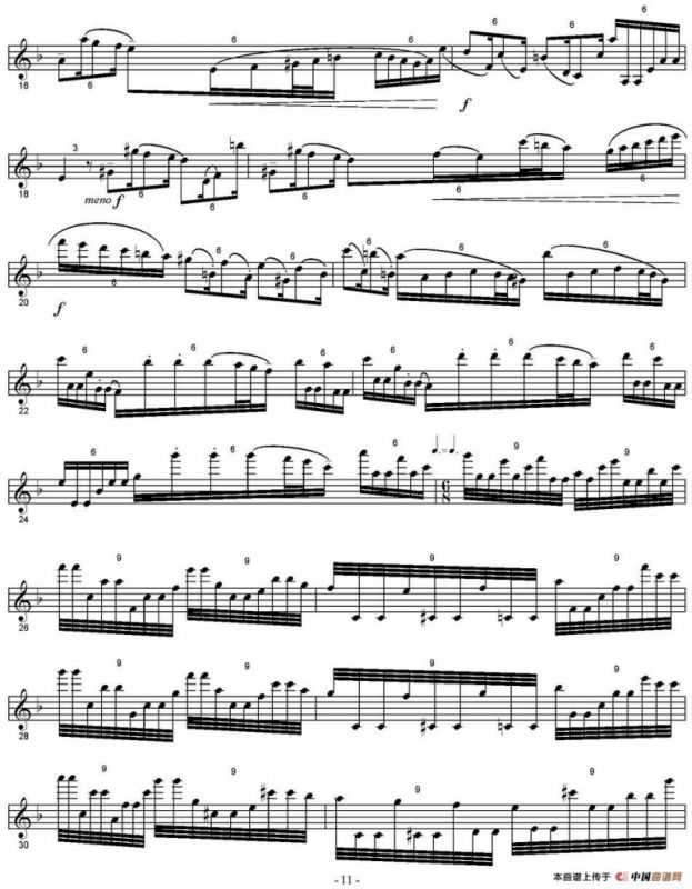 Sonata for Solo violin（小提琴奏鸣曲、IV）