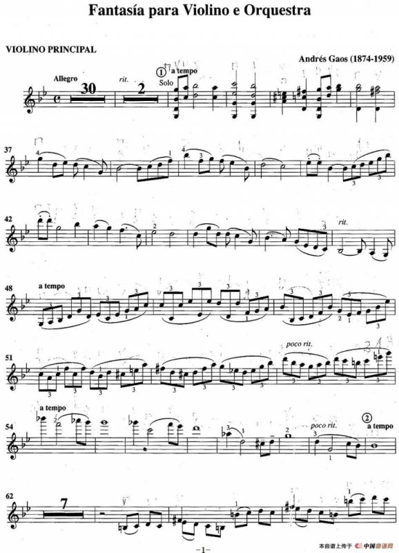 Fantasia para Violino e Orquestra