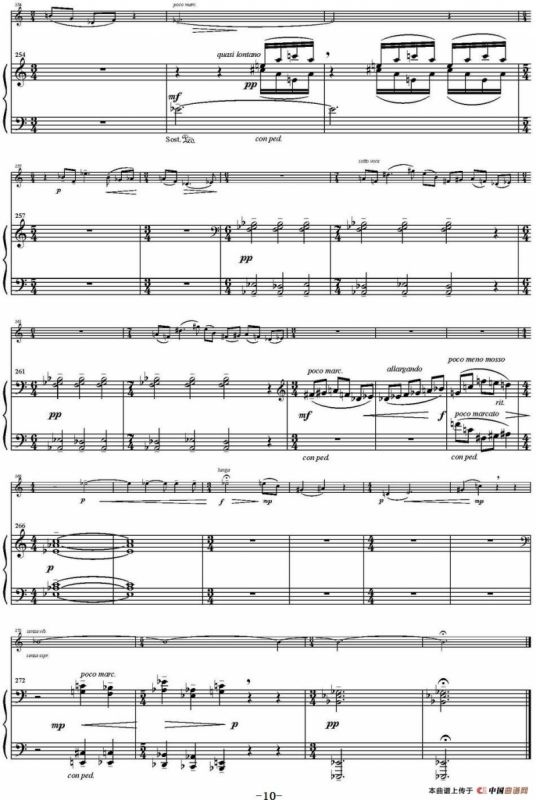 Sonata Poema aenigmaticum（小提琴+钢琴伴奏、1st movement）