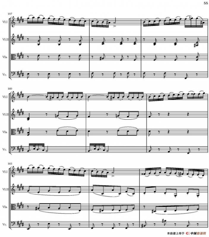 String Quartet nr.18 in E minor（E小调弦乐四重奏、P46-60）