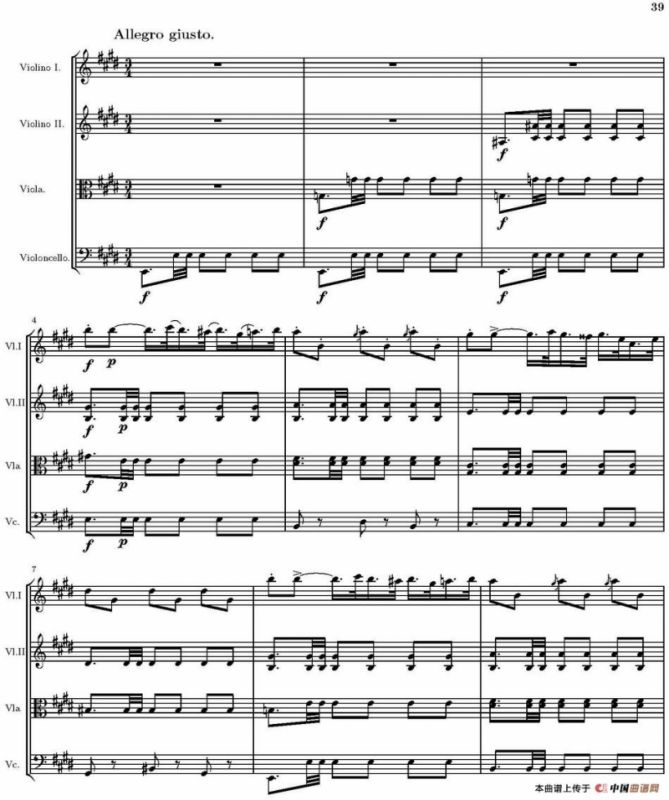 String Quartet nr.18 in E minor（E小调弦乐四重奏、P31-45）