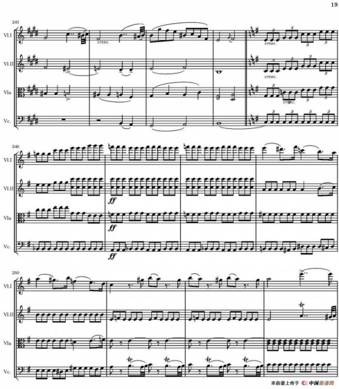 String Quartet nr.18 in E minor（E小调弦乐四重奏、P16-30）