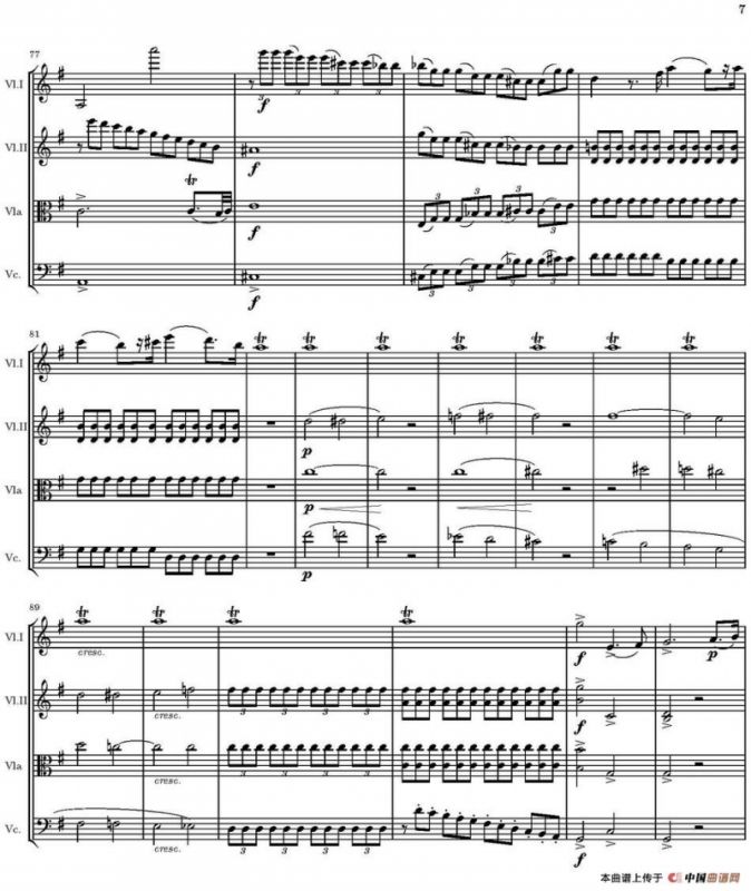 String Quartet nr.18 in E minor（E小调弦乐四重奏、P1-15）