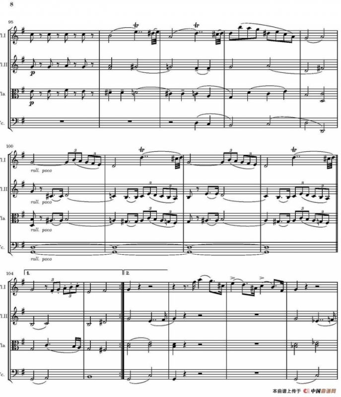 String Quartet nr.18 in E minor（E小调弦乐四重奏、P1-15）