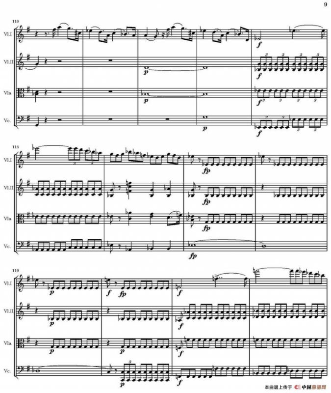 String Quartet nr.18 in E minor（E小调弦乐四重奏、P1-15）