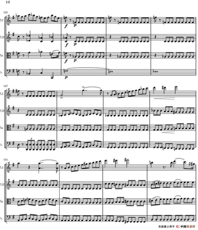 String Quartet nr.18 in E minor（E小调弦乐四重奏、P1-15）