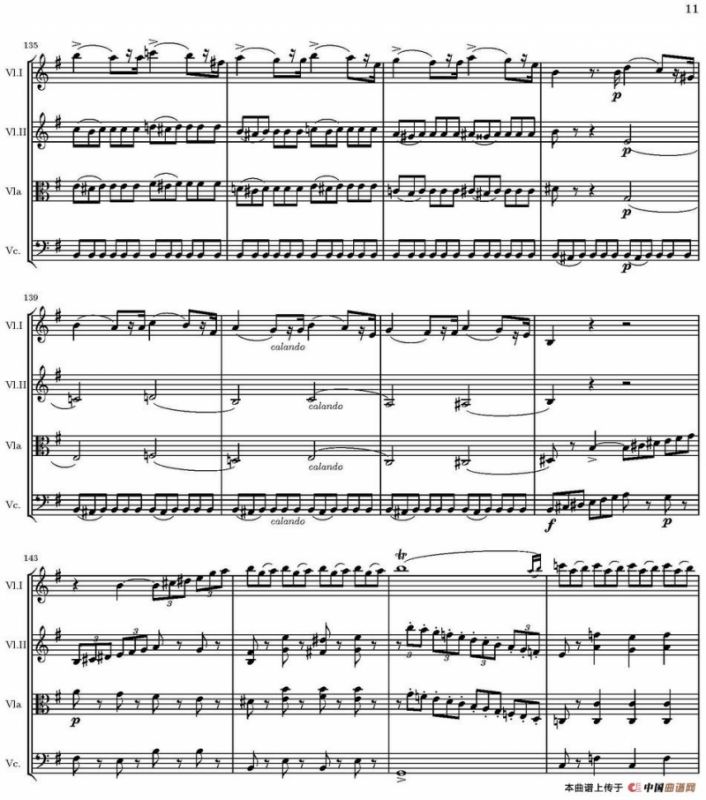 String Quartet nr.18 in E minor（E小调弦乐四重奏、P1-15）