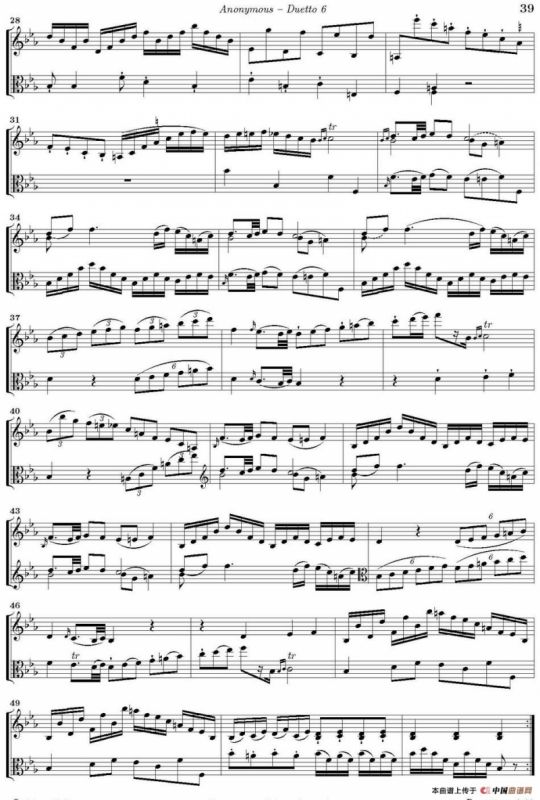 Duetto 6（小提琴+中提琴）