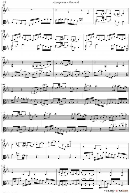 Duetto 6（小提琴+中提琴）