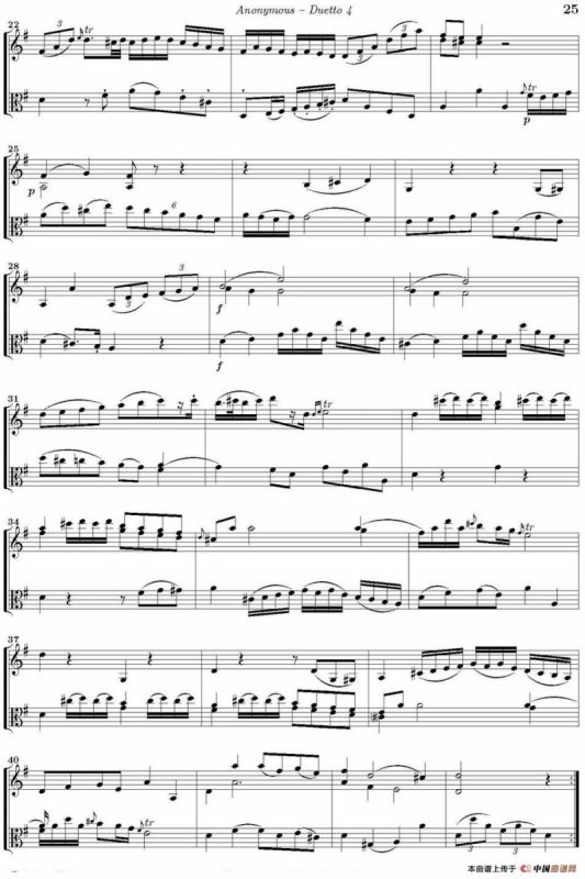 Duetto 4（小提琴+中提琴）
