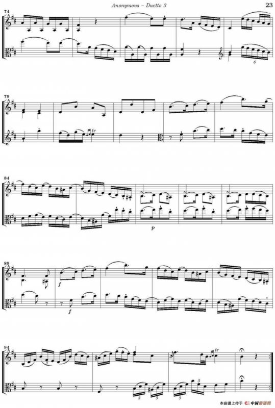 Duetto 3（小提琴+中提琴）