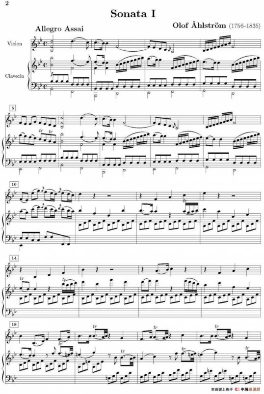 Sonata I（小提琴+钢琴伴奏）