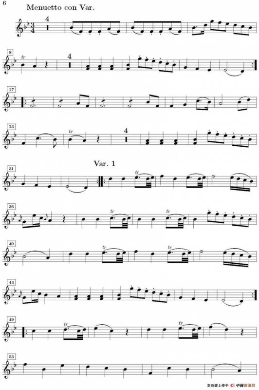 Sonata I（阿尔斯顿作曲版）