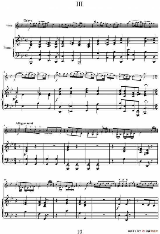 Devils Trill（III、小提琴+钢琴伴奏）