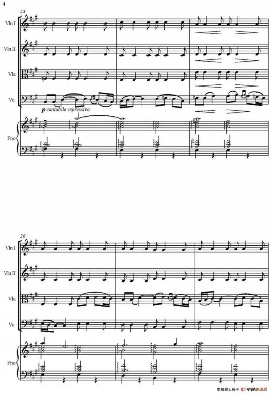 Polovetsian Dances（鞑靼人舞曲、五重奏）