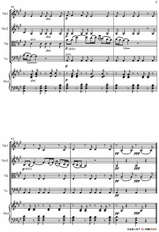 Polovetsian Dances（鞑靼人舞曲、五重奏）