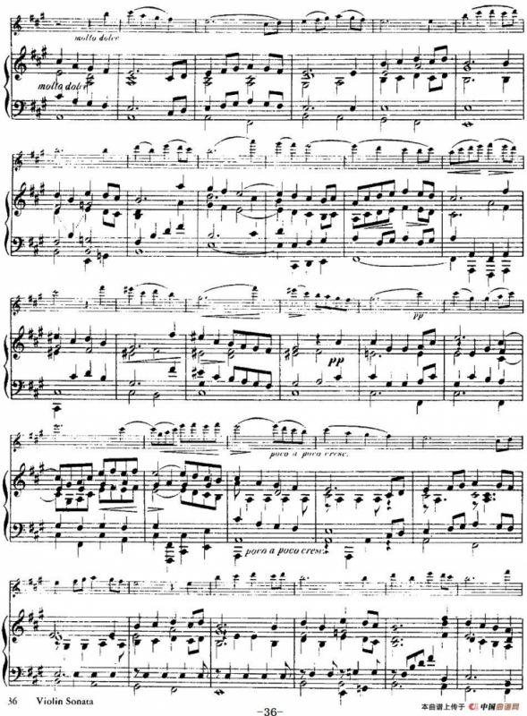 法朗克《A大调小提琴奏鸣曲》（IV）（小提琴+钢琴伴奏）