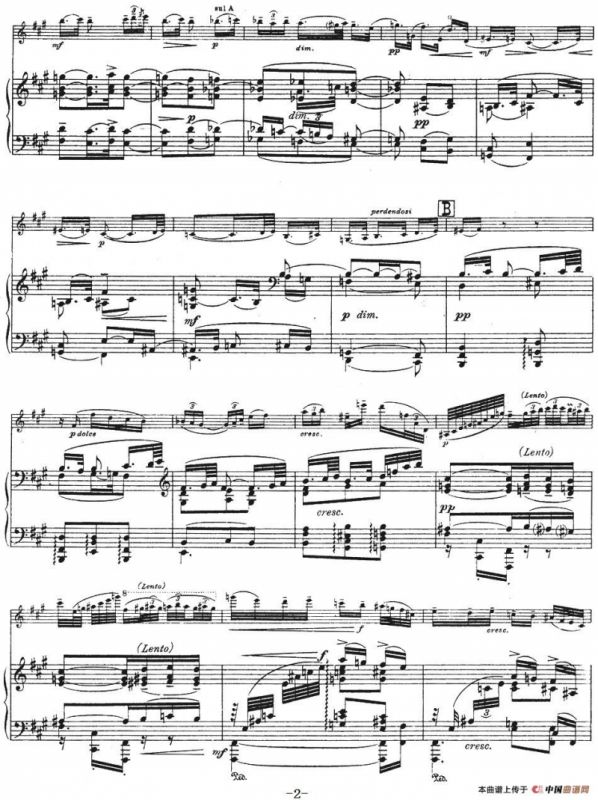 伊萨伊作品集：Divertimento（小提琴+钢琴伴奏）