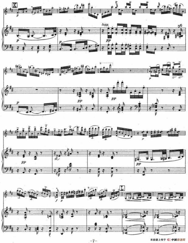 伊萨伊作品集：Divertimento（小提琴+钢琴伴奏）