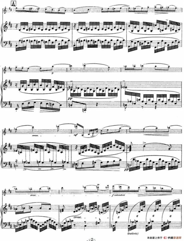 伊萨伊作品集：Au Rouet（小提琴+钢琴伴奏）