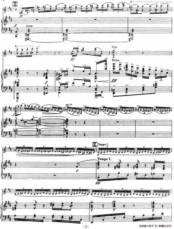 伊萨伊作品集：Au Rouet（小提琴+钢琴伴奏）