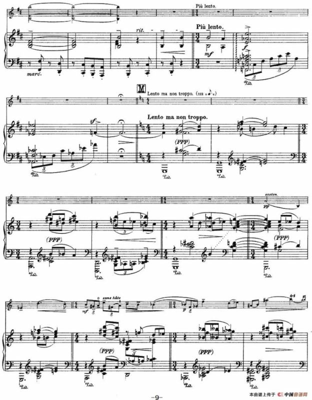 伊萨伊作品集：Au Rouet（小提琴+钢琴伴奏）