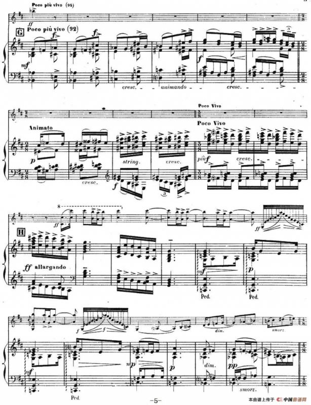 伊萨伊作品集：Chant dhiver（小提琴+钢琴伴奏）