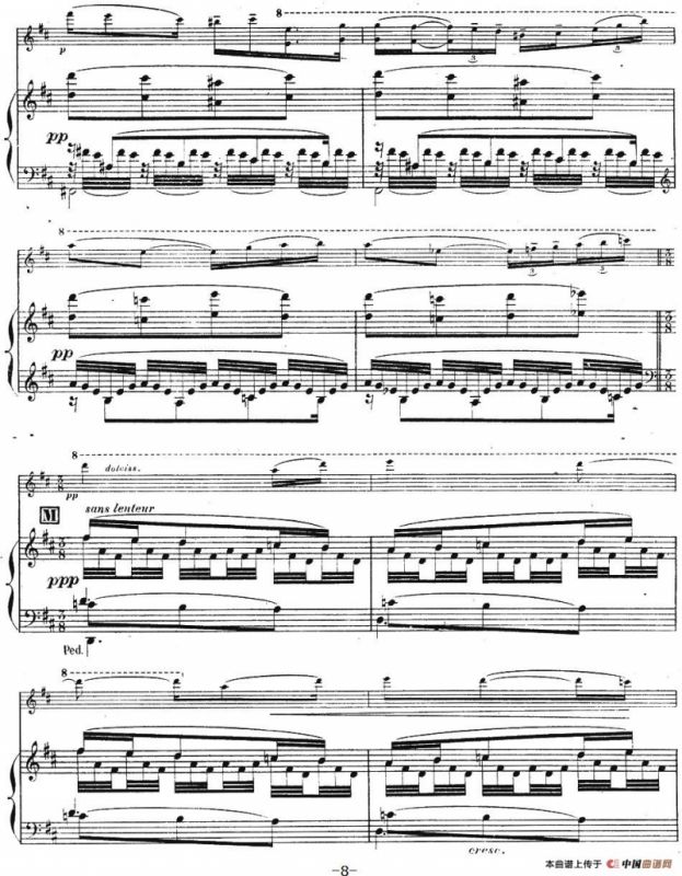 伊萨伊作品集：Chant dhiver（小提琴+钢琴伴奏）