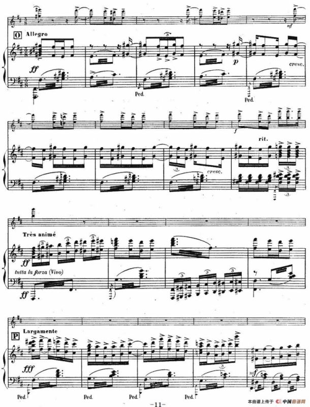 伊萨伊作品集：Chant dhiver（小提琴+钢琴伴奏）