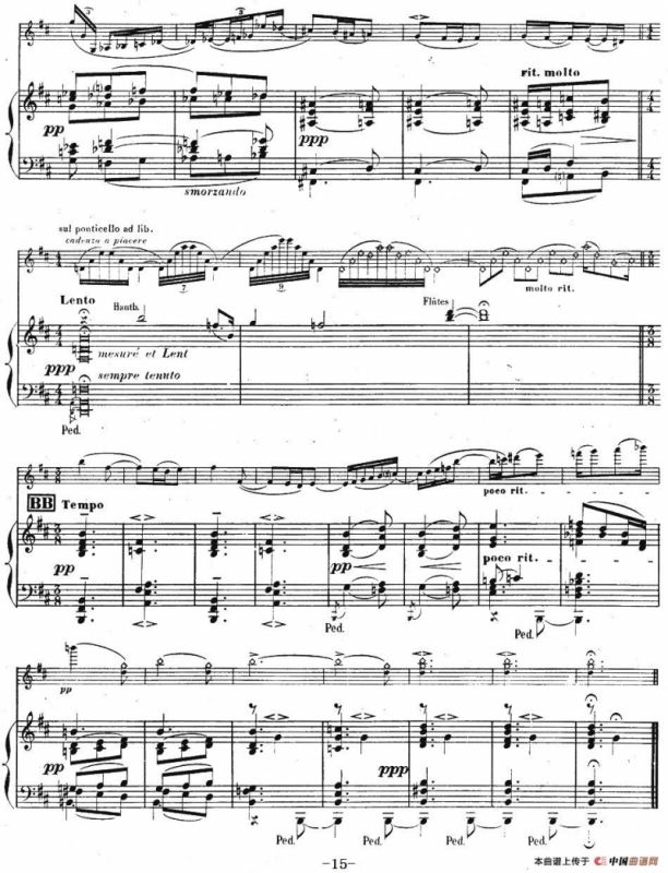 伊萨伊作品集：Chant dhiver（小提琴+钢琴伴奏）