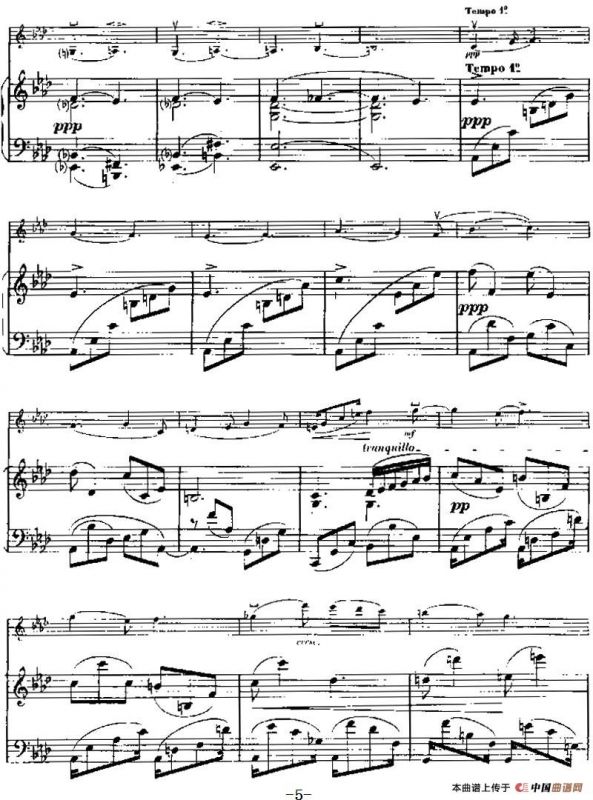 伊萨伊作品集：Reve D‘enfant（小提琴+钢琴伴奏）