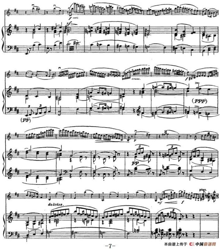 伊萨伊作品集：Mazurka No.3，Op.11（小提琴+钢琴伴奏）