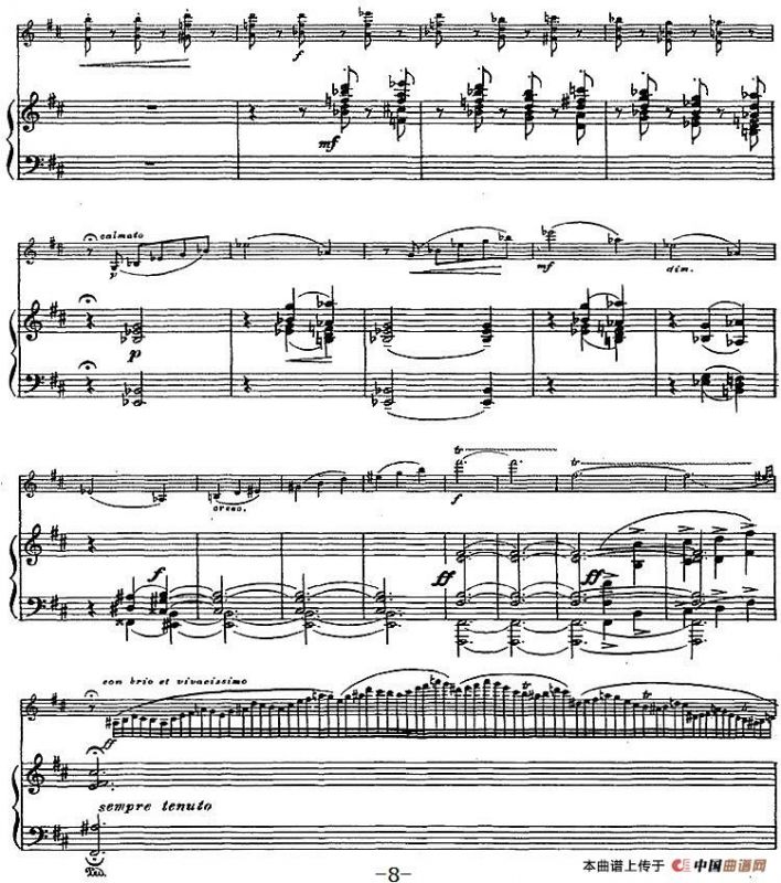 伊萨伊作品集：Mazurka No.3，Op.11（小提琴+钢琴伴奏）