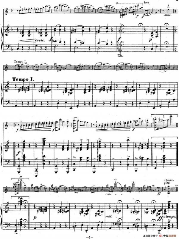 伊萨伊作品集：No.2(Mazurka)（小提琴+钢琴伴奏）