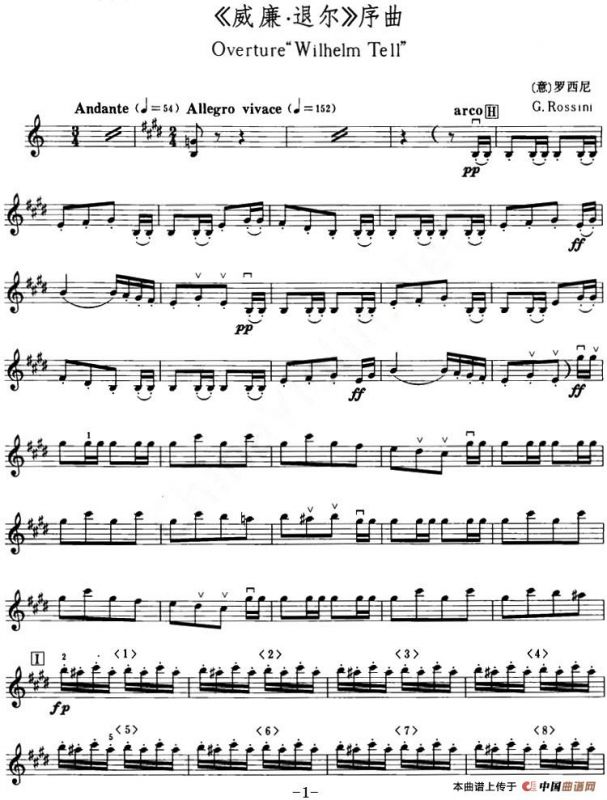 《威廉·退尔》序曲（Overture Wilhelm Tell）