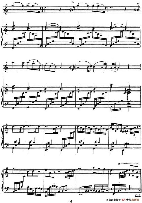 棋子（小提琴+钢琴伴奏）