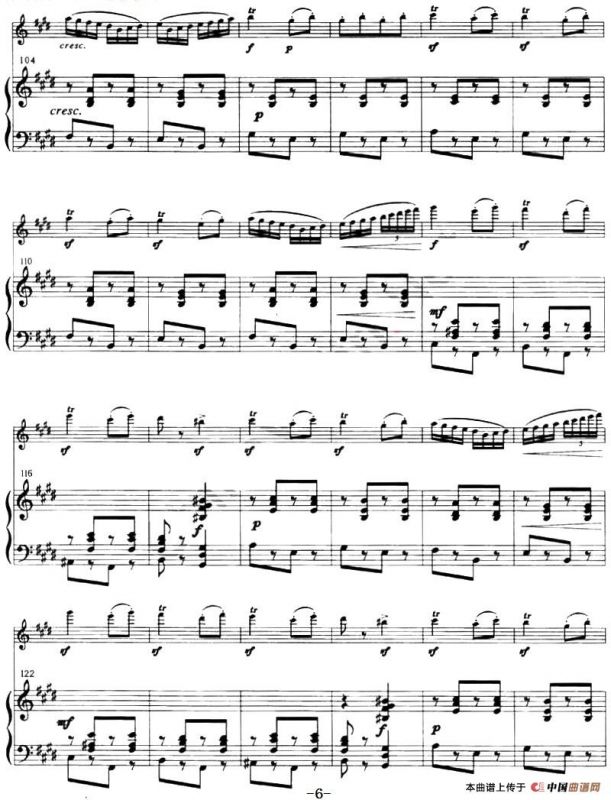 来吧, 凯蒂！Op.32,No.4（小提琴+钢琴伴奏）