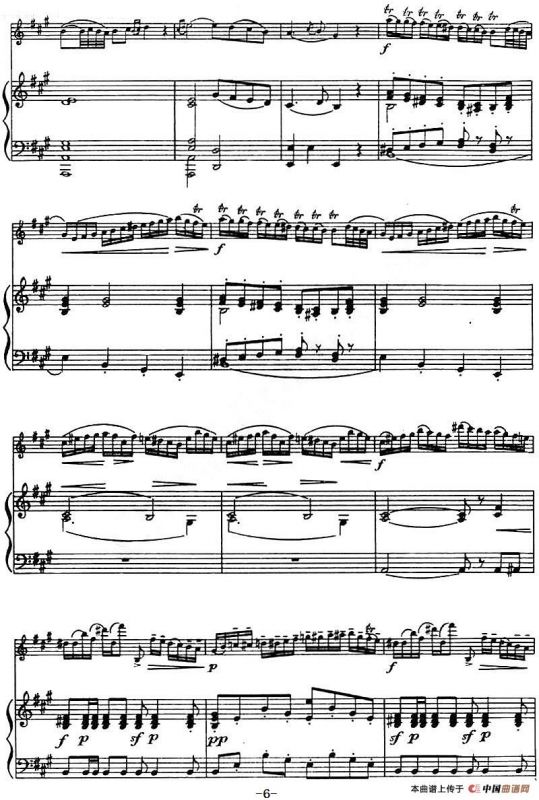 第二十二协奏曲（a小调、小提琴+钢琴伴奏）