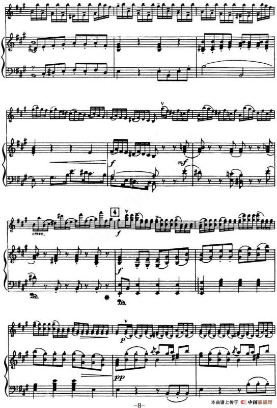 第二十二协奏曲（a小调、小提琴+钢琴伴奏）