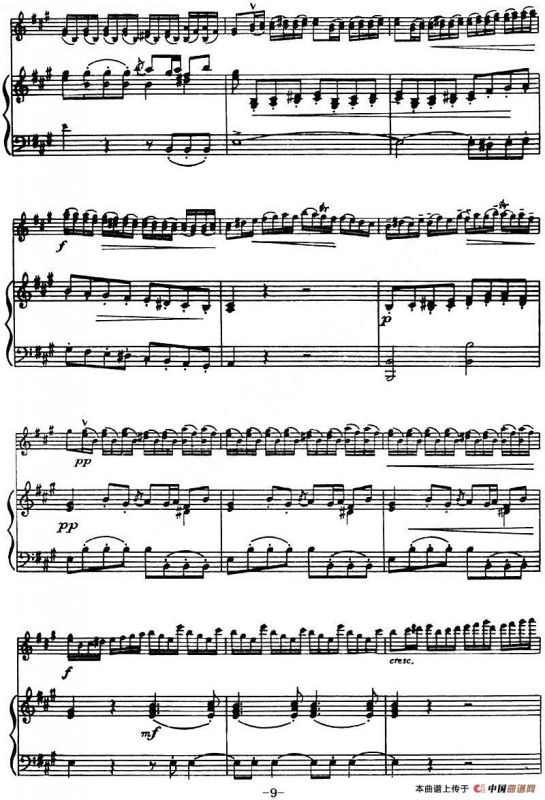 第二十二协奏曲（a小调、小提琴+钢琴伴奏）