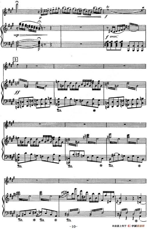 第二十二协奏曲（a小调、小提琴+钢琴伴奏）