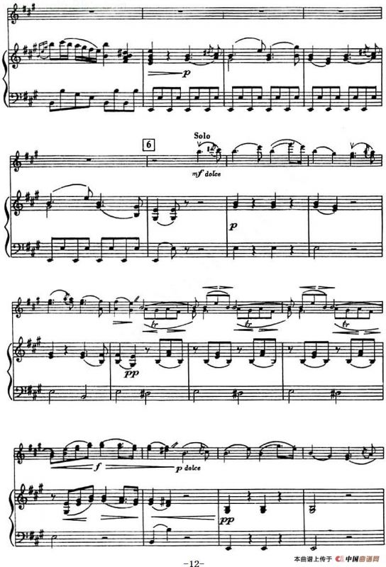 第二十二协奏曲（a小调、小提琴+钢琴伴奏）