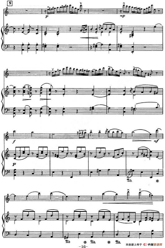 第二十二协奏曲（a小调、小提琴+钢琴伴奏）