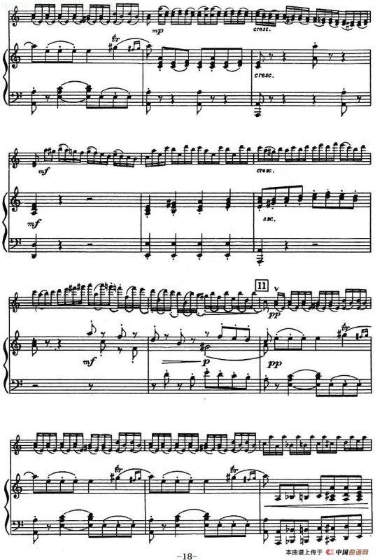 第二十二协奏曲（a小调、小提琴+钢琴伴奏）