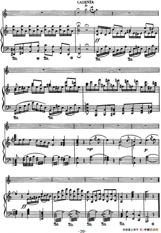 第二十二协奏曲（a小调、小提琴+钢琴伴奏）